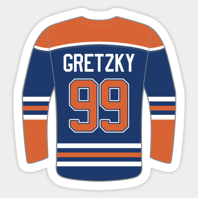 Edmonton Oilers - Wayne Gretzky Sticker by swiftscuba